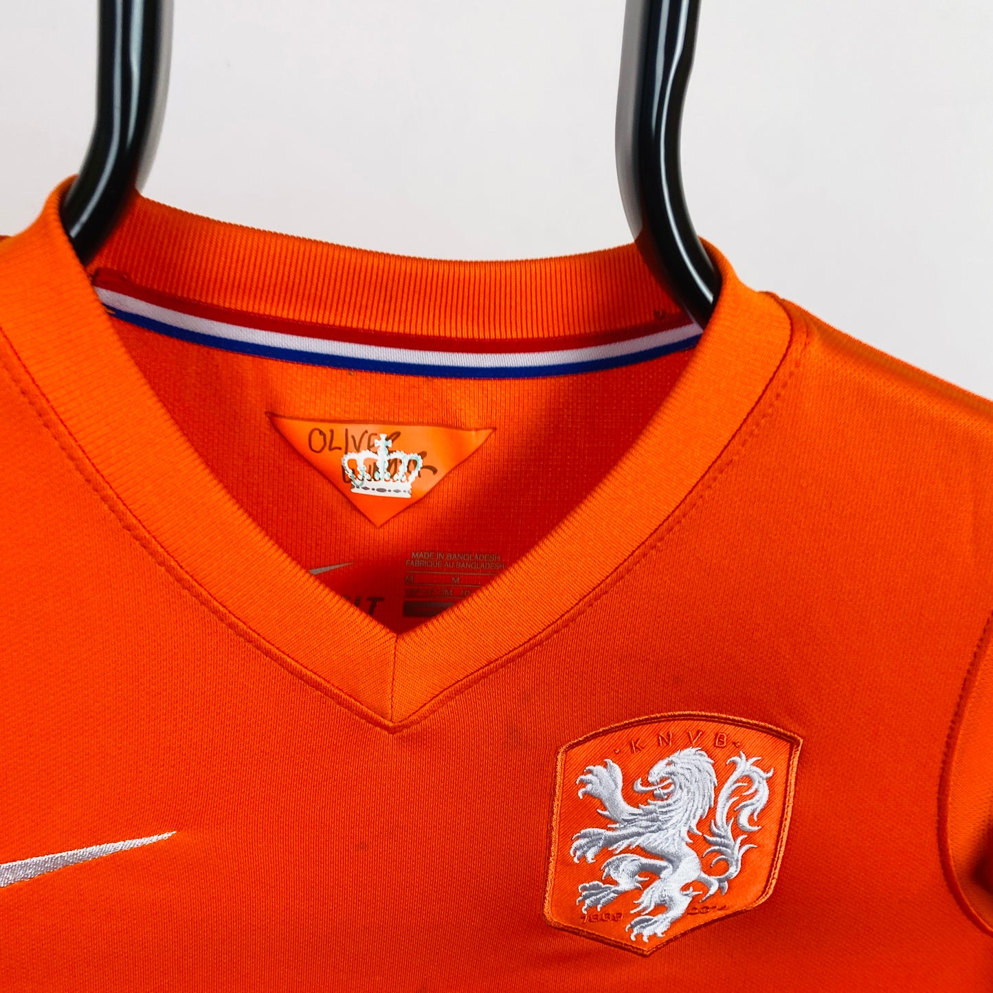 00s Nike Netherlands Football Shirt T-Shirt Orange XS