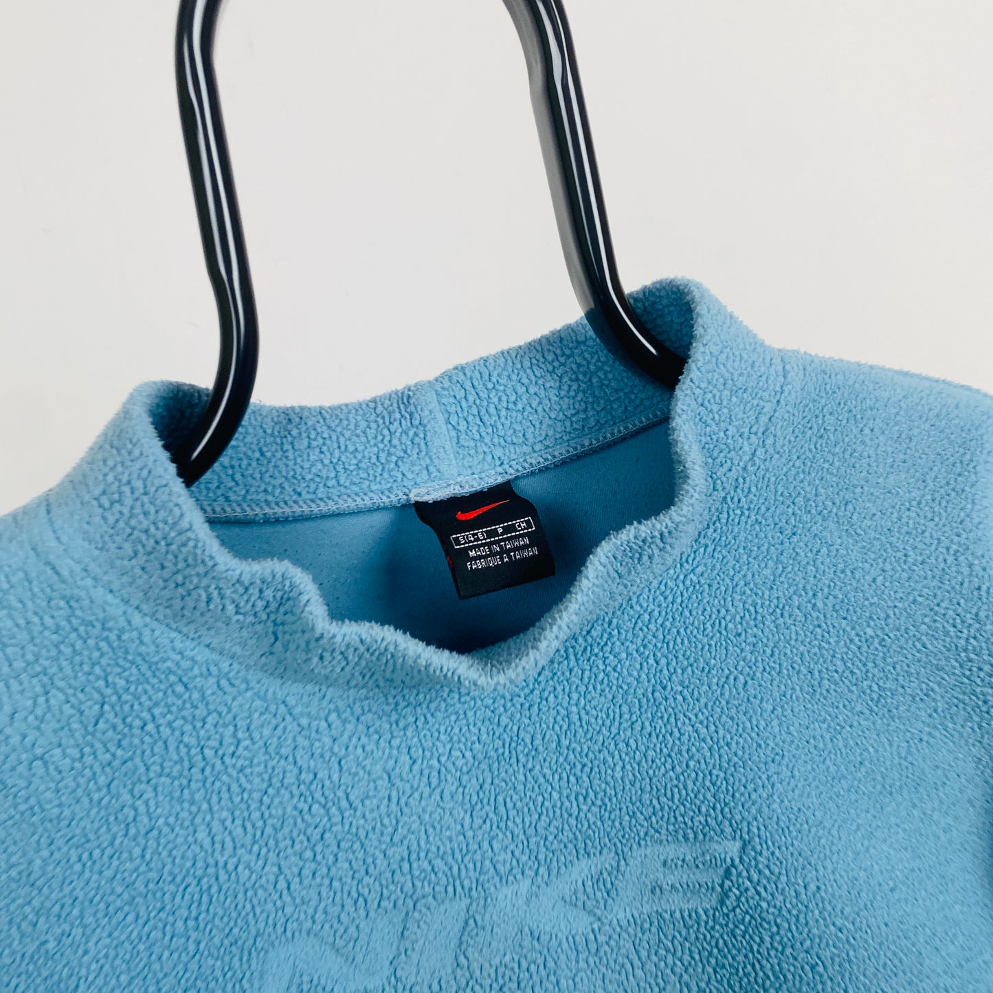 00s Nike Fleece Sweatshirt Baby Blue Small