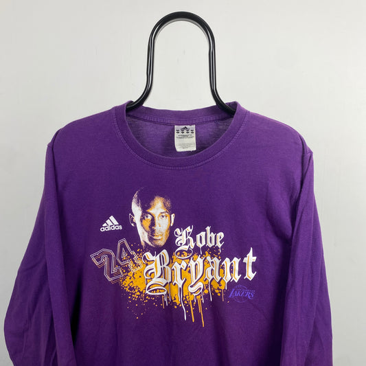 00s Adidas Lakers Kobe Bryant T-Shirt Purple Medium