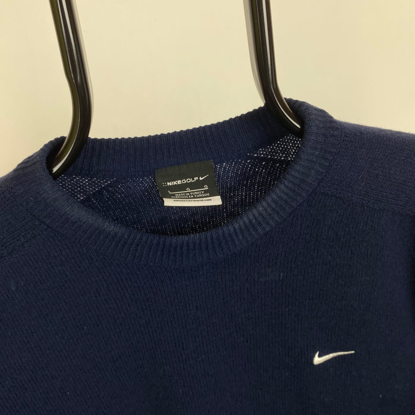 00s Nike Golf Knit Sweatshirt Blue Large