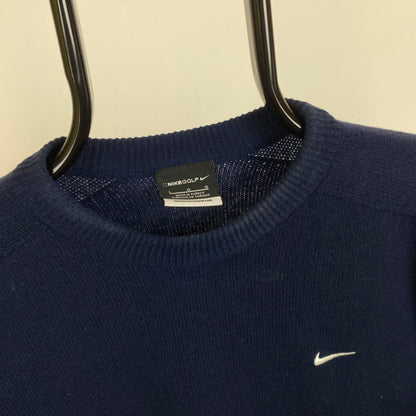 00s Nike Golf Knit Sweatshirt Blue Large