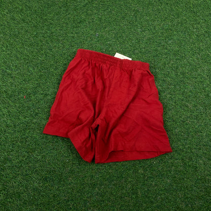 00s Nike Cotton Shorts Red XXS