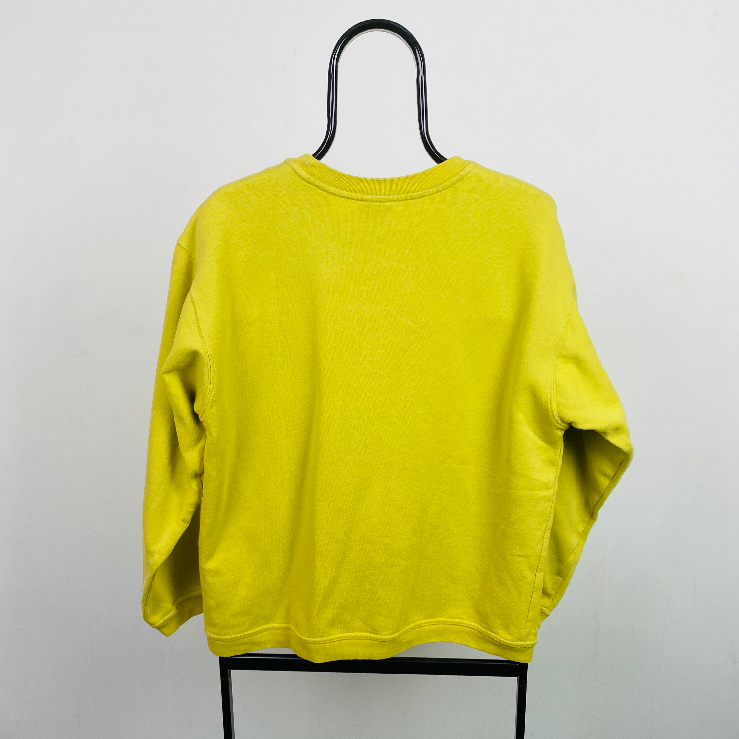 90s Nike Sweatshirt Yellow Medium