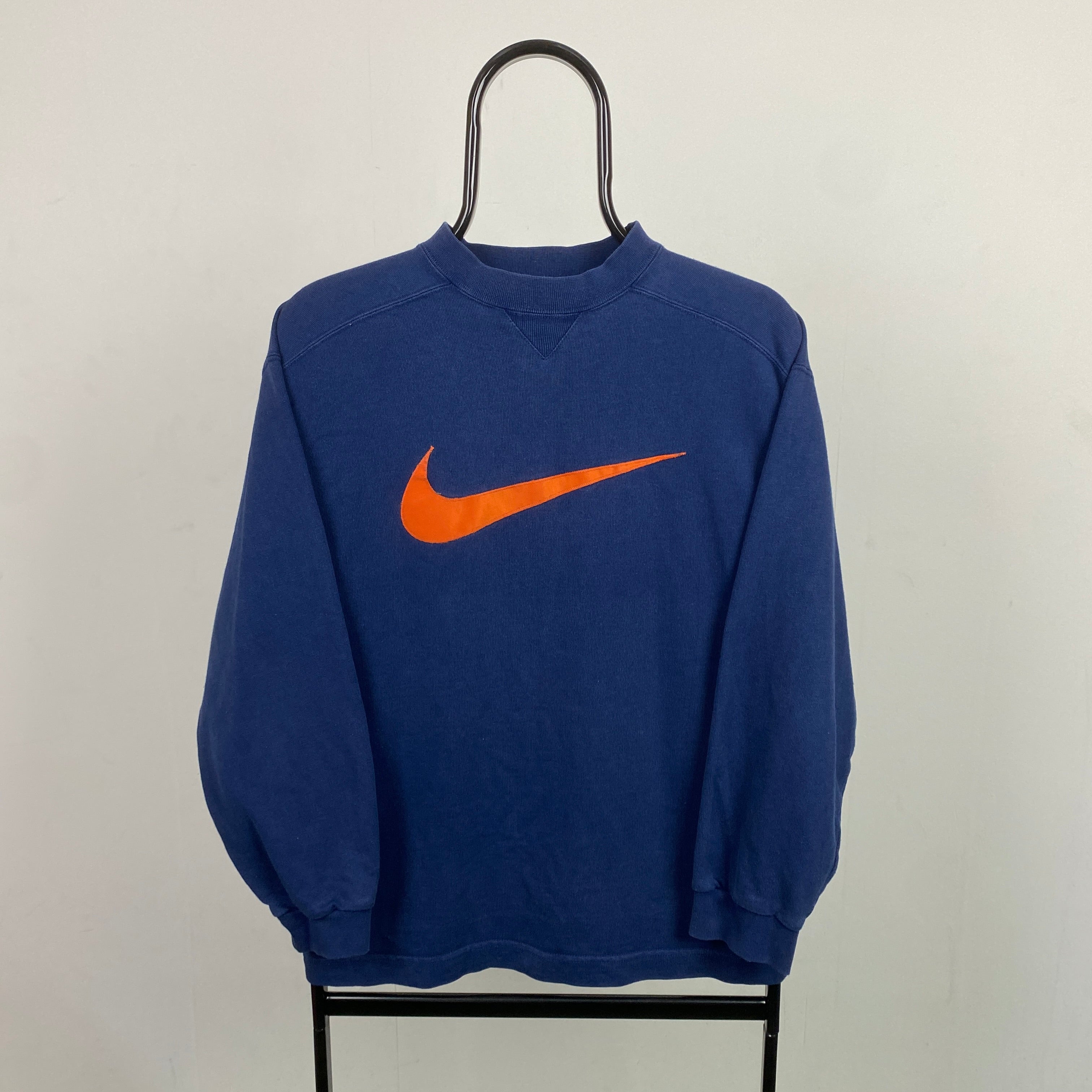 Nike big hot sale logo sweatshirt