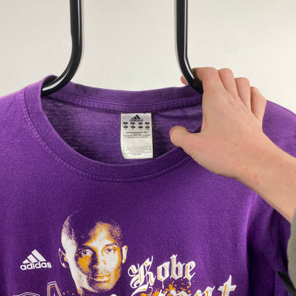 00s Adidas Lakers Kobe Bryant T-Shirt Purple Medium