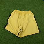 Retro Umbro Football Shorts Gold Medium
