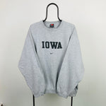 90s Nike Iowa Sweatshirt Grey XXL