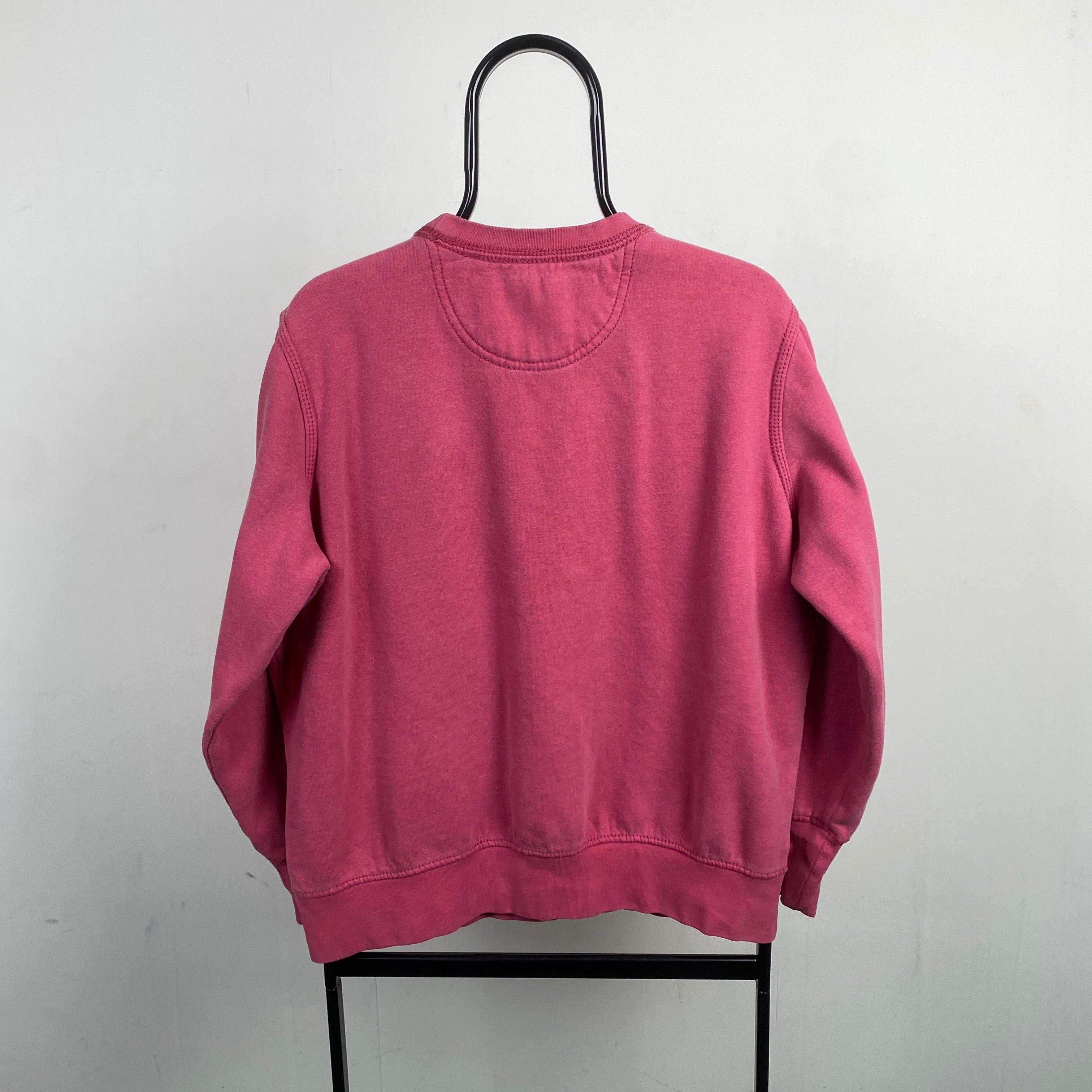 Retro Carhartt Sweatshirt Pink Large