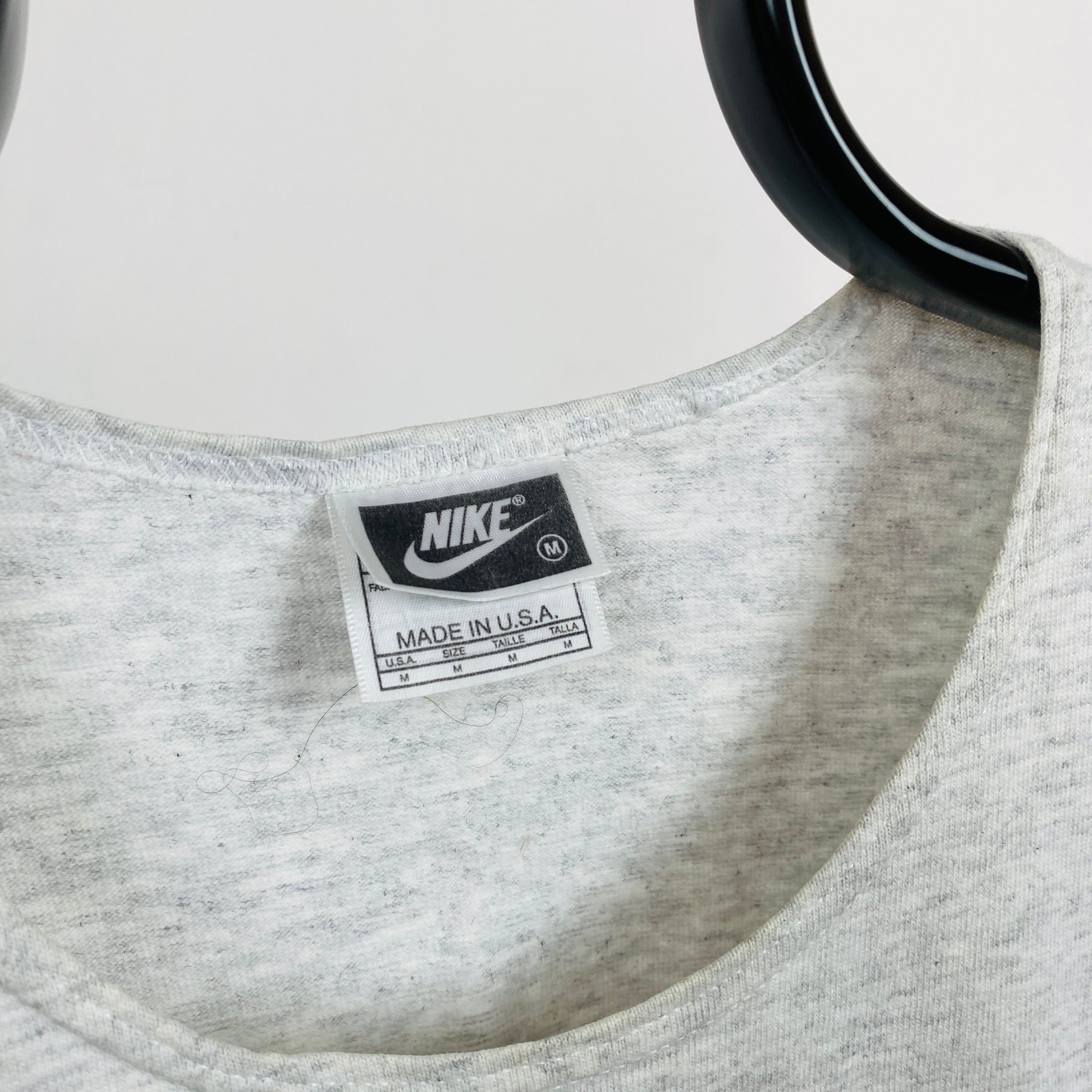 90s Nike Vest T-Shirt Grey Medium