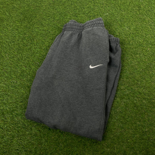 00s Nike Wide Leg Cotton Joggers Grey XL