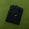 00s Nike Cotton Joggers Black Small