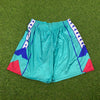 Retro Kappa Barcelona Football Shorts Green Large
