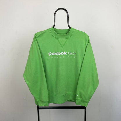 Retro Reebok Sweatshirt Green Medium