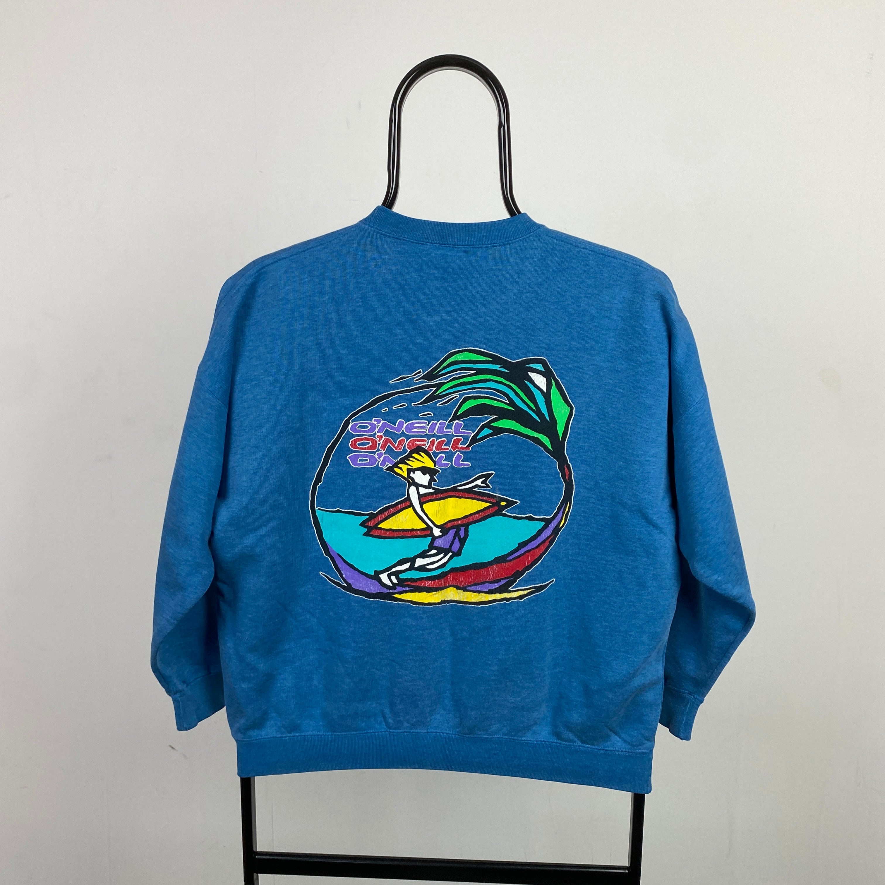 Retro O’Neill Surf Sweatshirt Blue XS