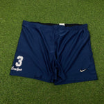 90s Nike Football Shorts Blue XXL