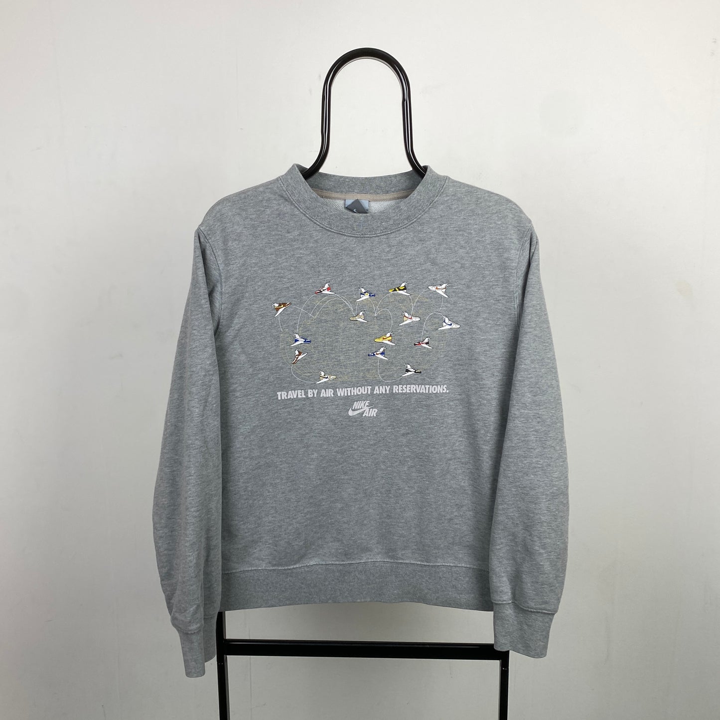 00s Nike Air Sweatshirt Grey Small