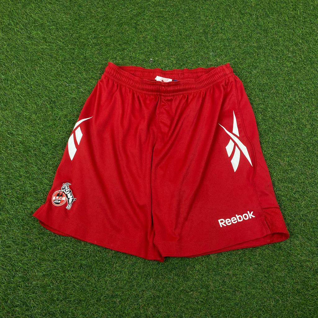 Retro FC Koln Football Shorts Red XS