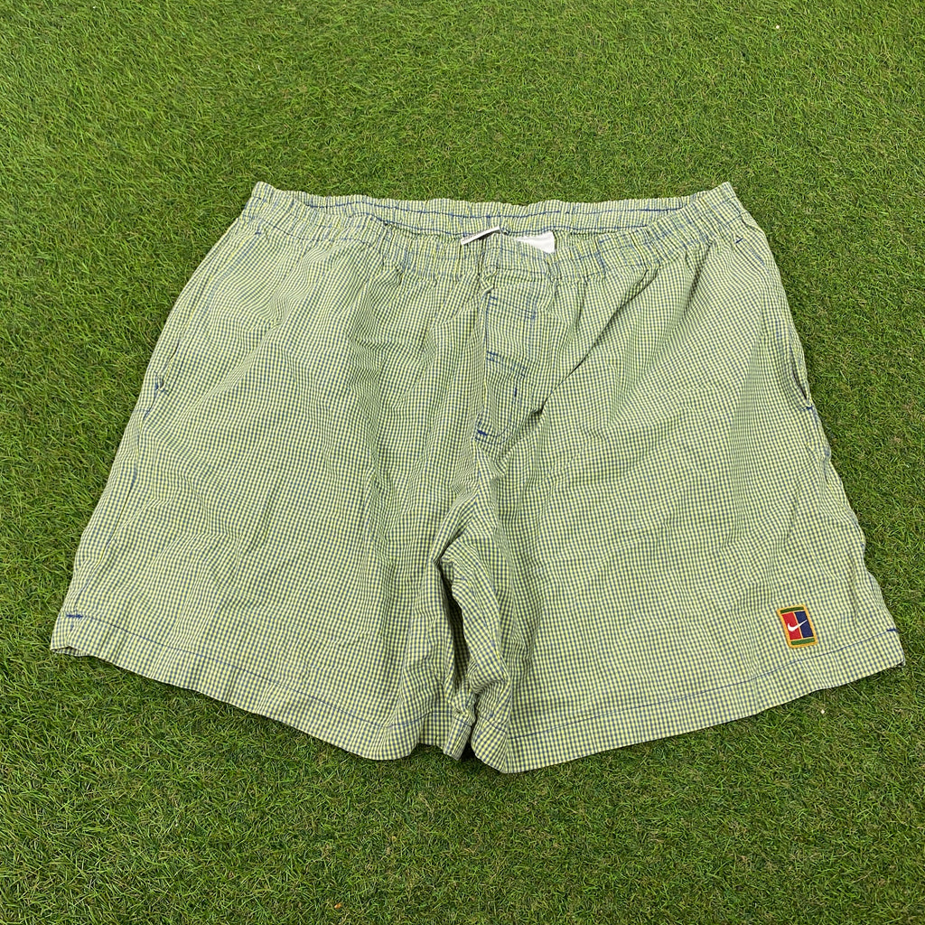 90s Nike Challenge Court Shorts Green Large