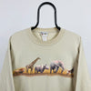 Retro Disney Safari Sweatshirt Brown Large