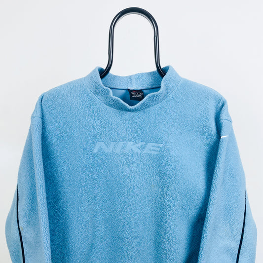 00s Nike Fleece Sweatshirt Baby Blue Small