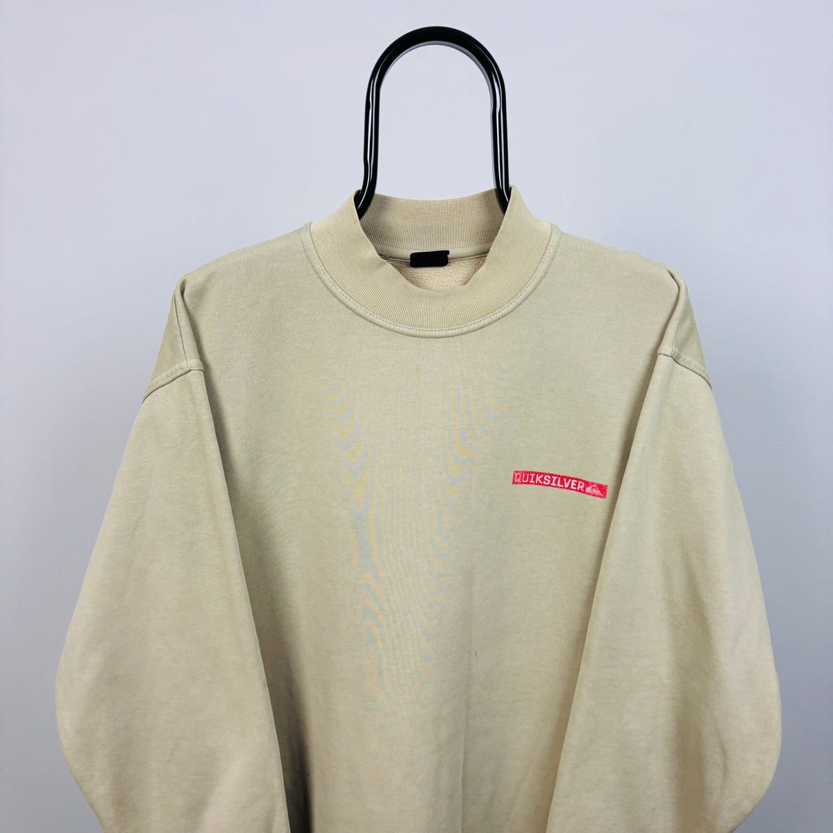 90s Quiksilver Sweatshirt Brown Large