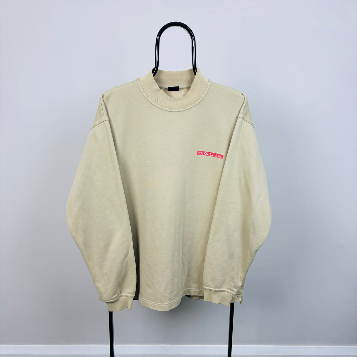 90s Quiksilver Sweatshirt Brown Large