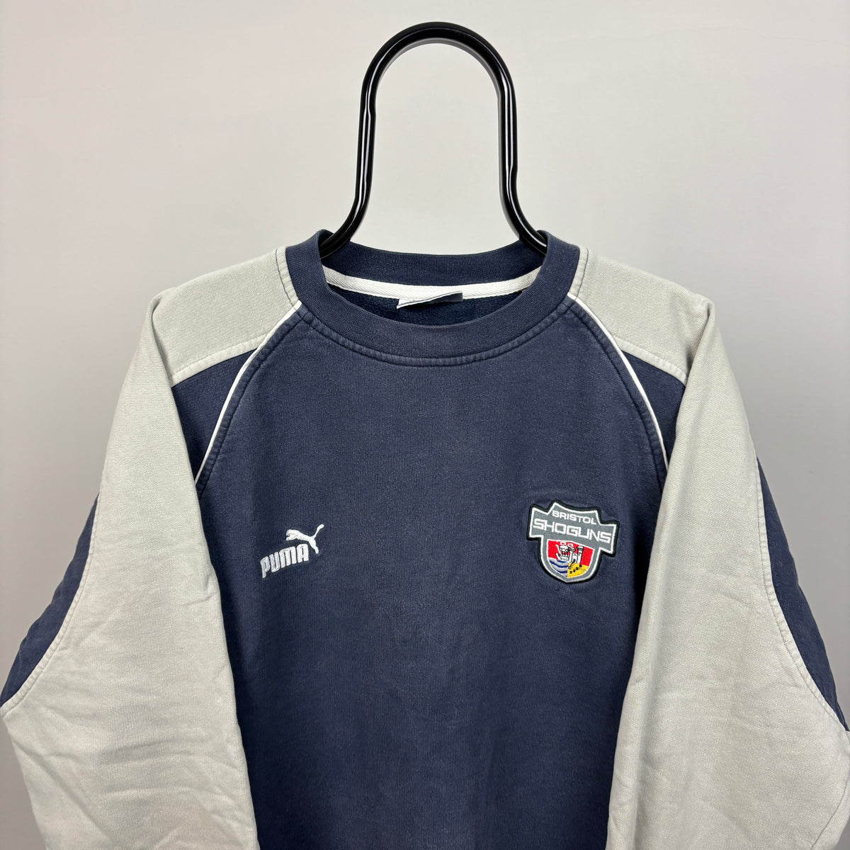 90s Bristol Shoguns Sweatshirt Blue XL