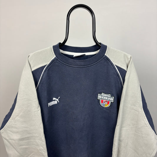 90s Bristol Shoguns Sweatshirt Blue XL