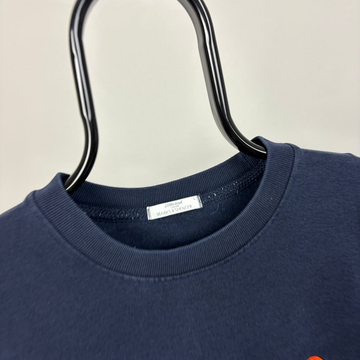 90s Wallace & Gromit Sweatshirt Blue Large