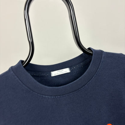 90s Wallace & Gromit Sweatshirt Blue Large