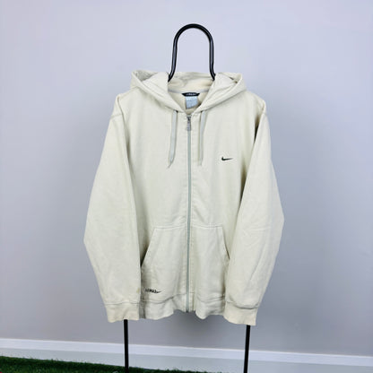 90s Nike Air Max Zip Hoodie Brown Large