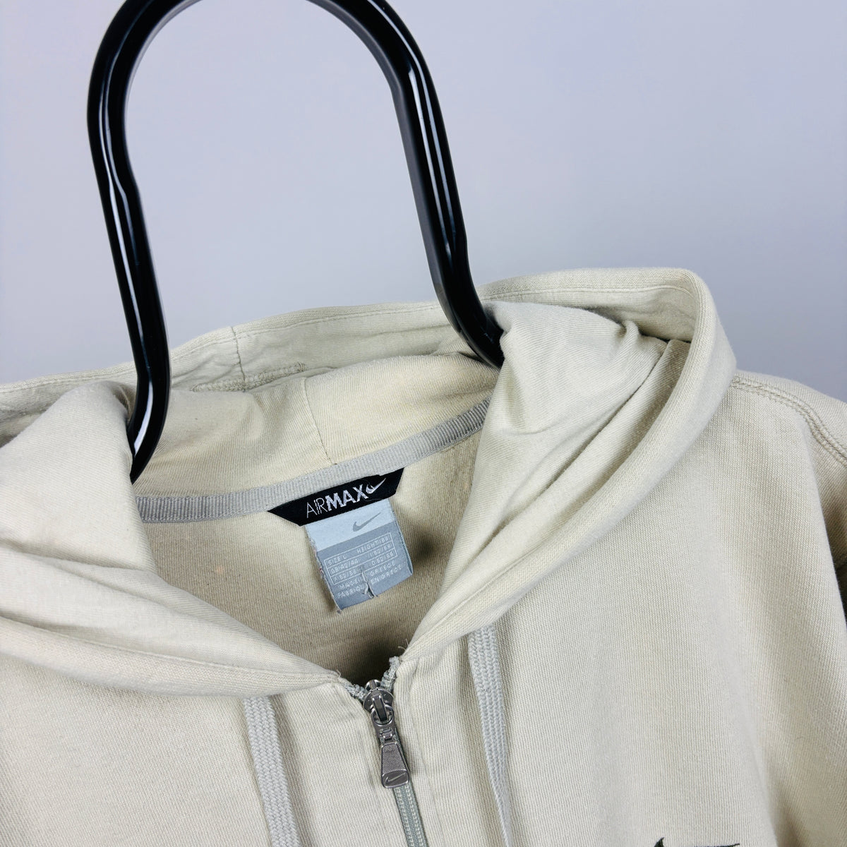 90s Nike Air Max Zip Hoodie Brown Large