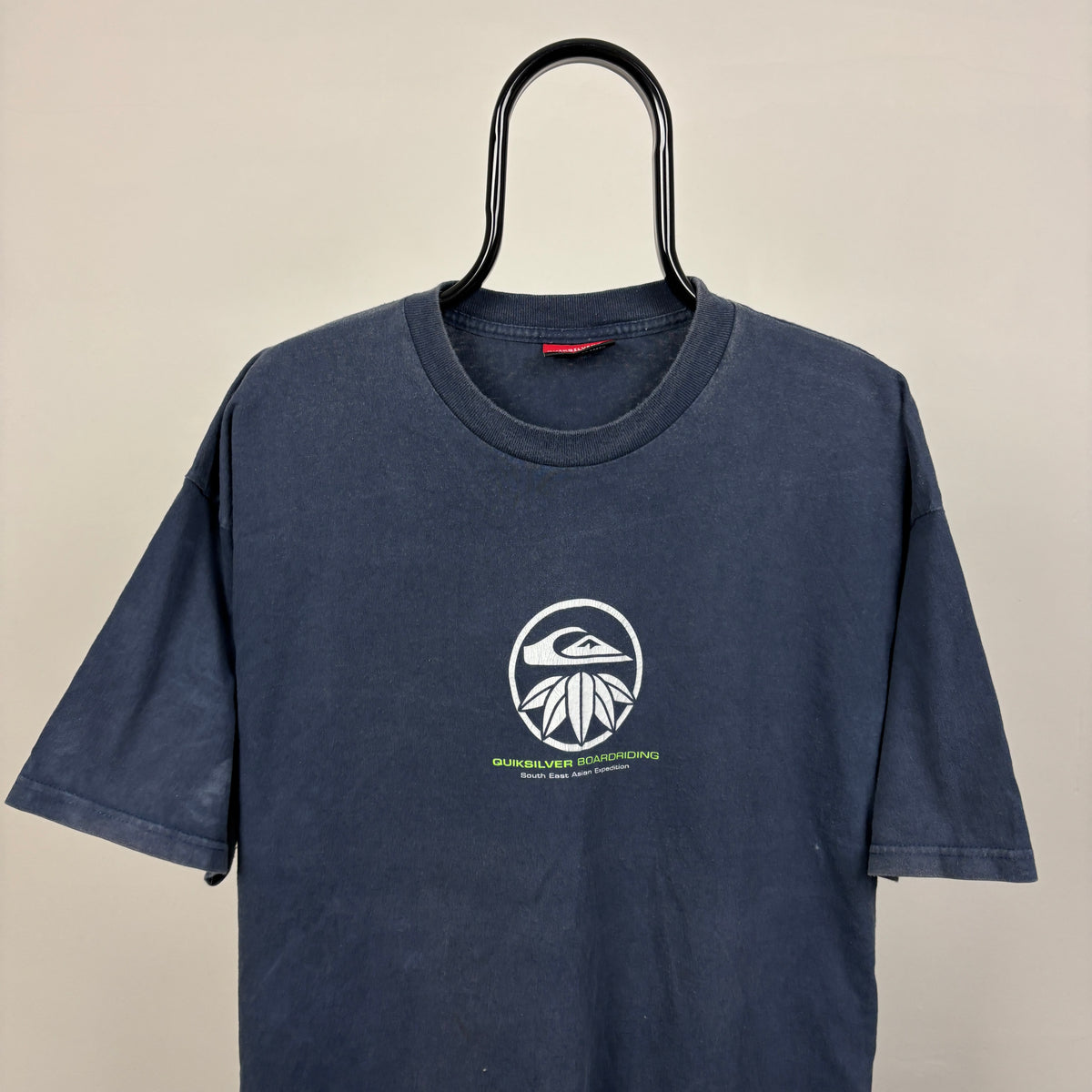 90s Quiksilver Boardriding T-Shirt Blue XL