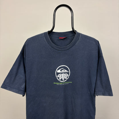 90s Quiksilver Boardriding T-Shirt Blue XL