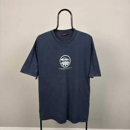 90s Quiksilver Boardriding T-Shirt Blue XL