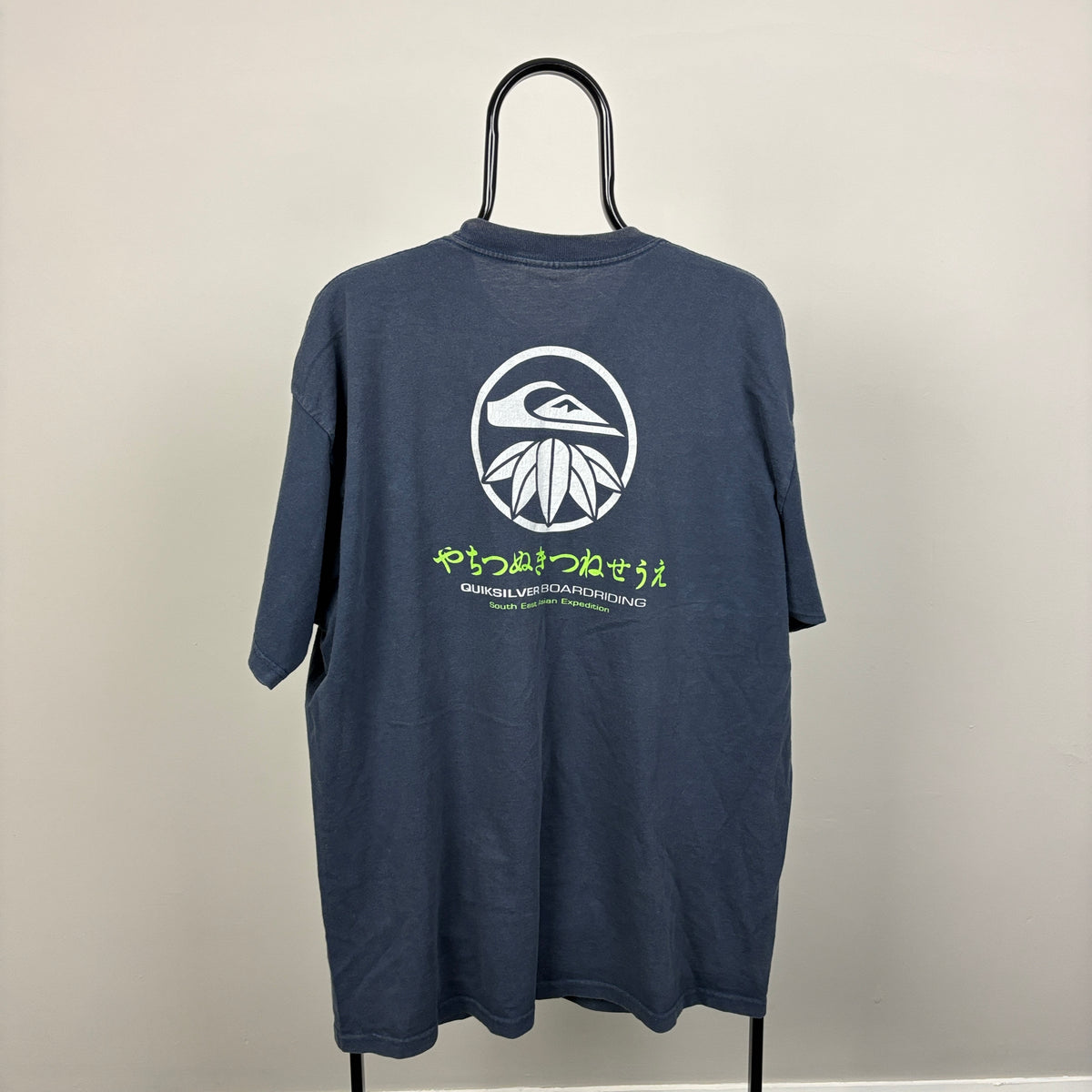 90s Quiksilver Boardriding T-Shirt Blue XL