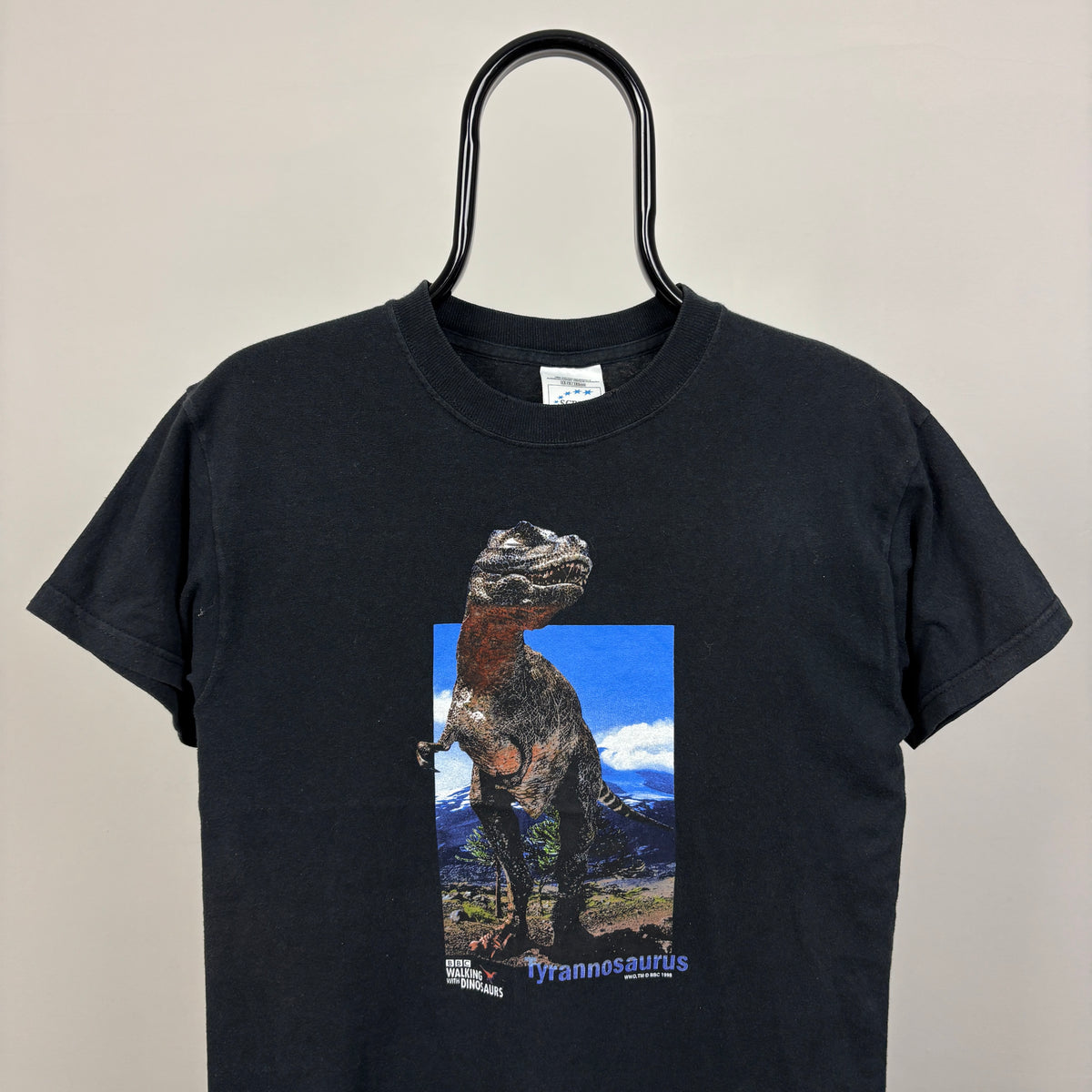 90s Walking With Dinosaurs T-Shirt Black XS
