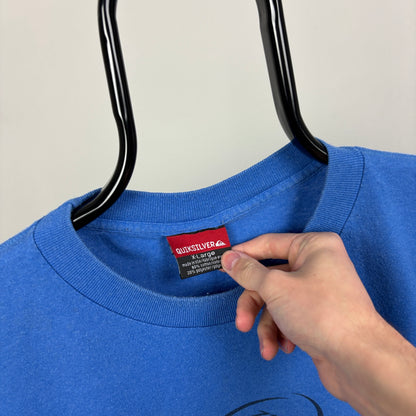 90s Quiksilver Surf T-Shirt Blue XL