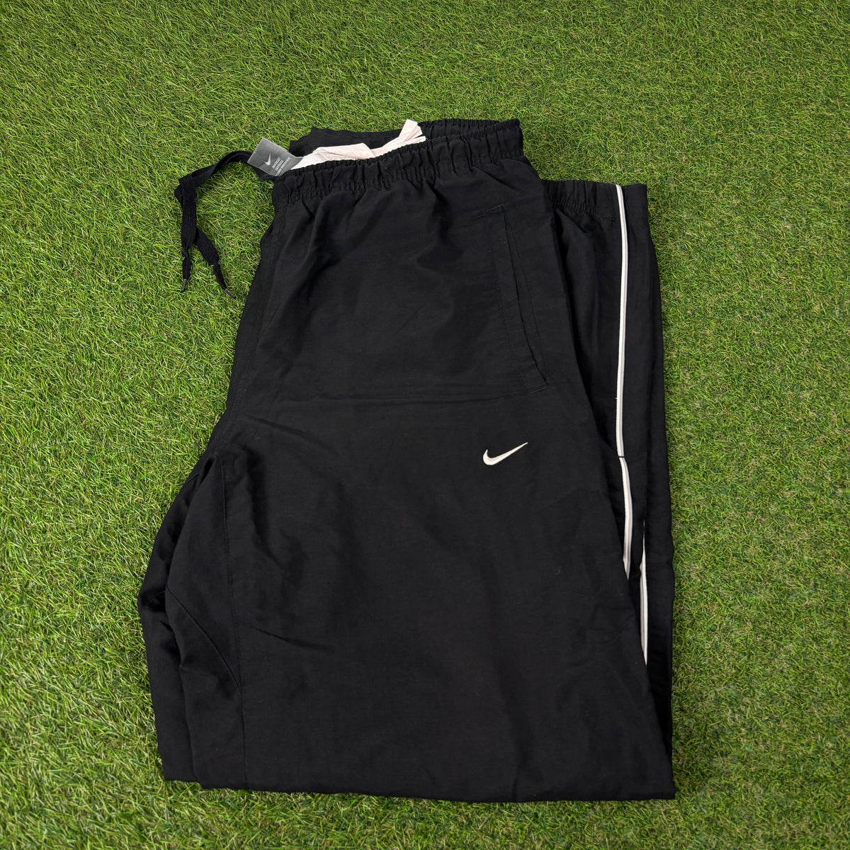 00s Nike Piping Joggers Black Large