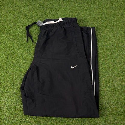 00s Nike Piping Joggers Black Large