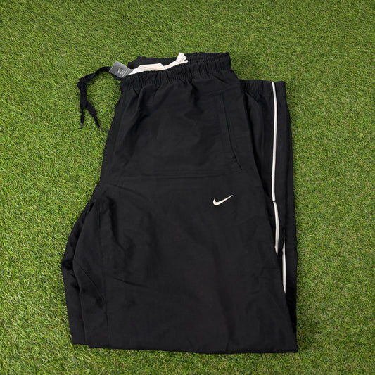 00s Nike Piping Joggers Black Large