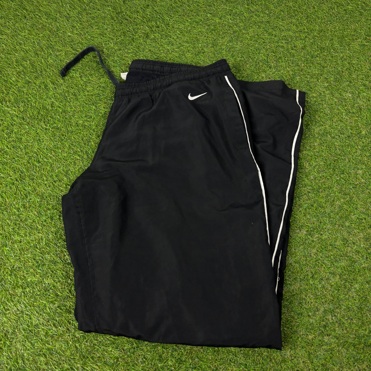 00s Nike Piping Joggers Black Large