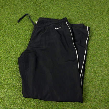 00s Nike Piping Joggers Black Large