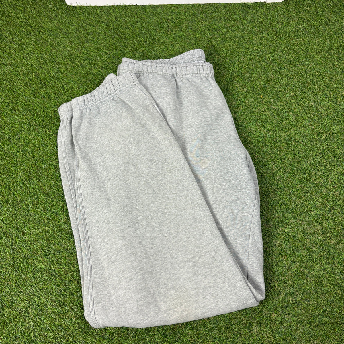 00s Nike Wide Leg Cotton Joggers Grey Large