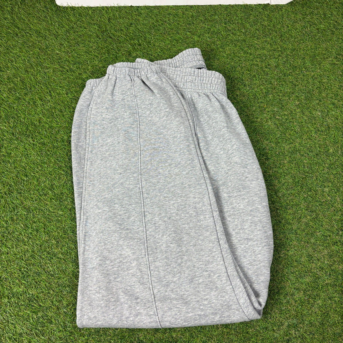 00s Nike Wide Leg Cotton Joggers Grey Medium