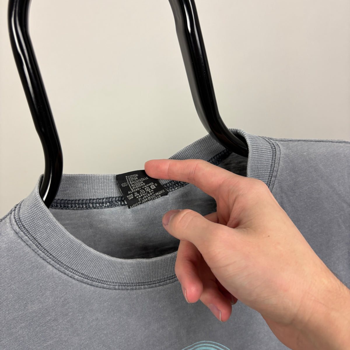 90s Quiksilver Boardriding T-Shirt Grey Small
