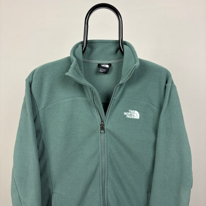00s The North Face Fleece Sweatshirt Green Small