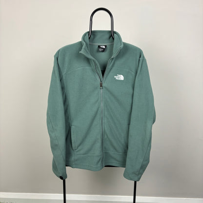 00s The North Face Fleece Sweatshirt Green Small