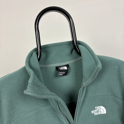 00s The North Face Fleece Sweatshirt Green Small