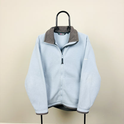 90s Berghaus Fleece Sweatshirt Blue Large